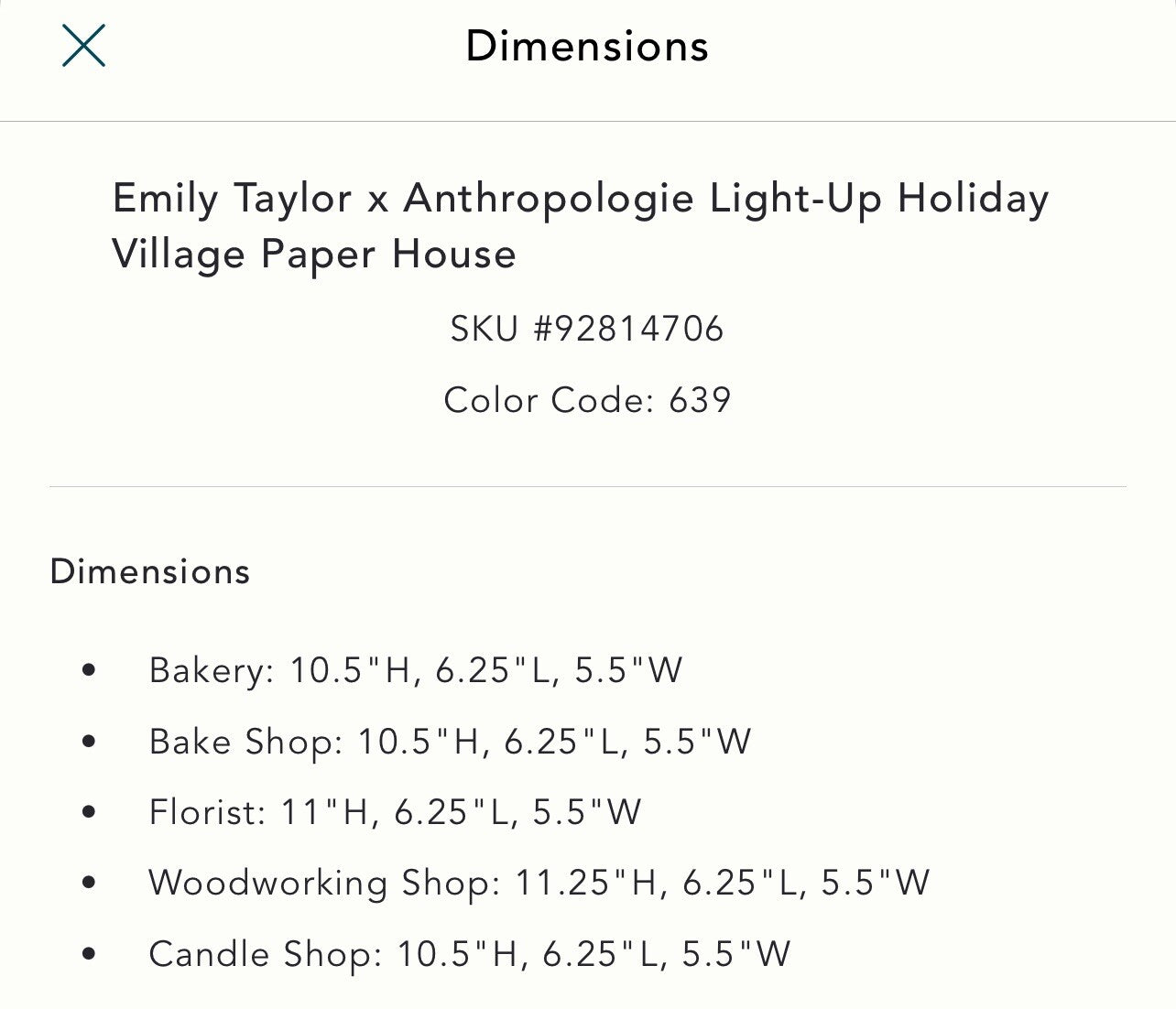 Anthropologie Light-Up Holiday Village Shelf Elf Woodworking Em Taylor Blue 2024 ANTHROPOLOGIE - KOEEK