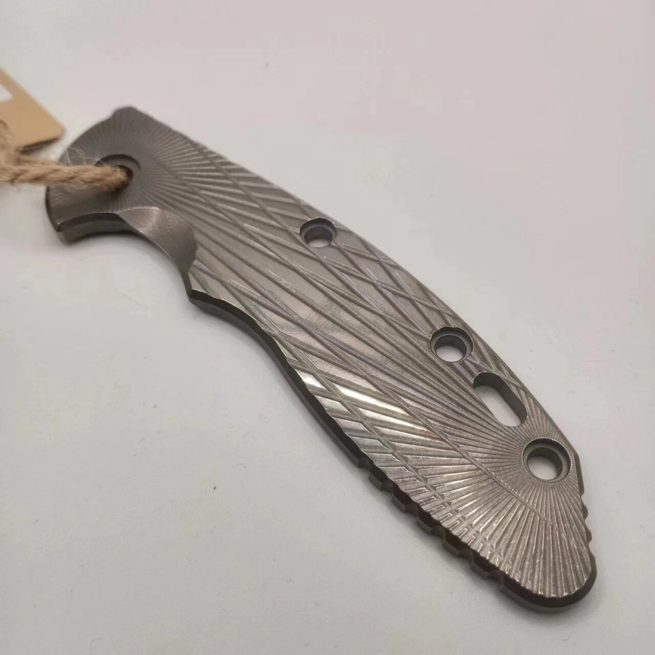 1 Pc Custom Made TC4 Scale for Rick Hinderer XM18 3.5” Knives Accessory 07FC0E-D4 - KOEEK