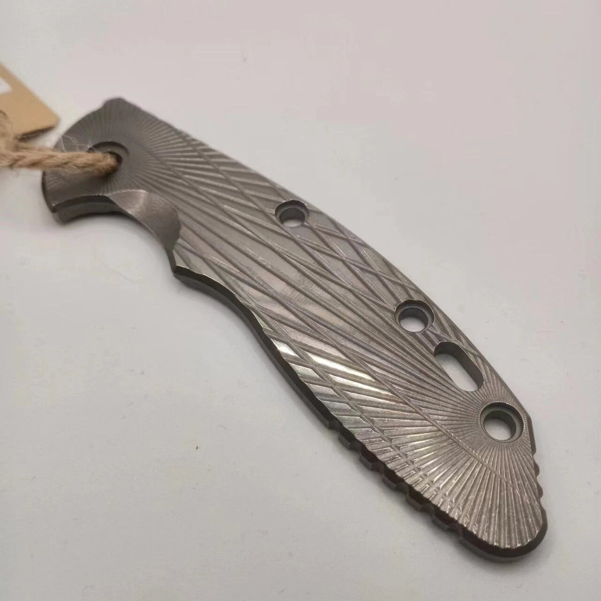 1 Pc Custom Made TC4 Scale for Rick Hinderer XM18 3.5” Knives Accessory 07FC0E-D4 - KOEEK