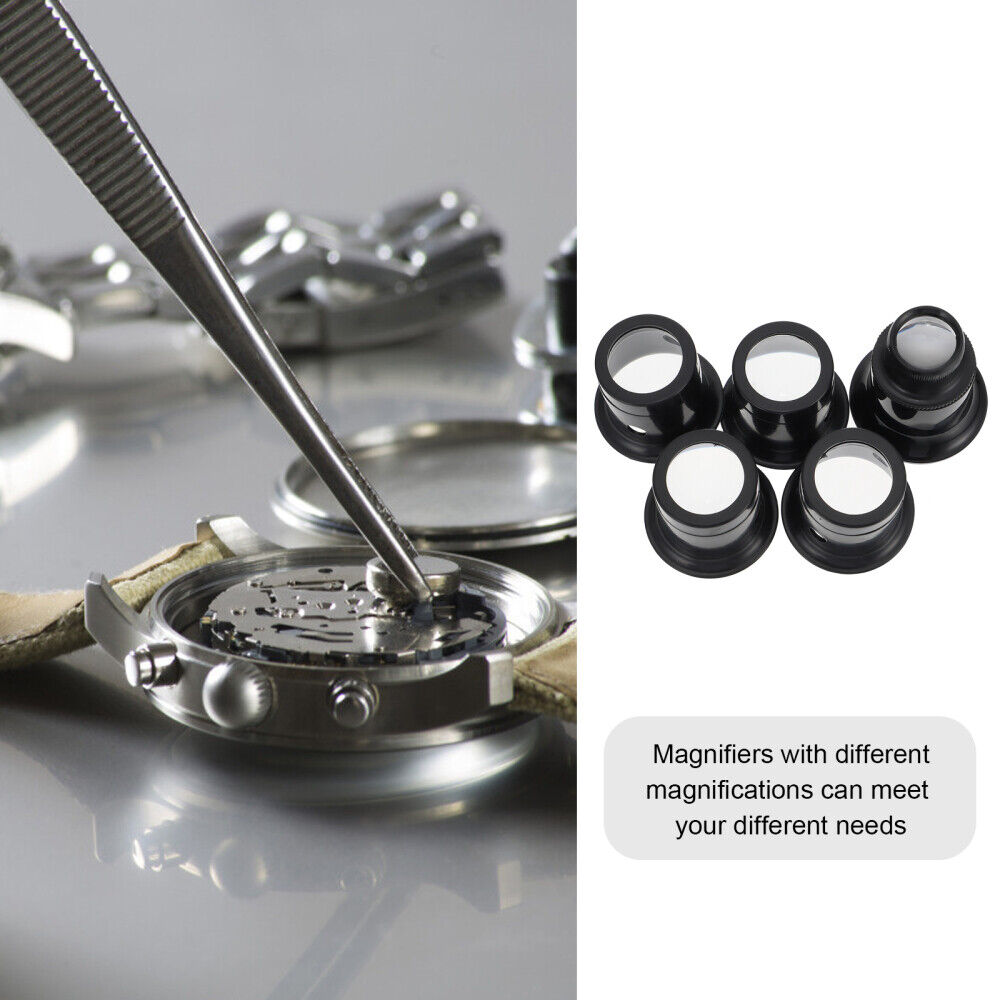 new  5 Pcs Watchmaker Magnifiers Repair Eye Loupe for Magnifying Glasses koeek - KOEEK