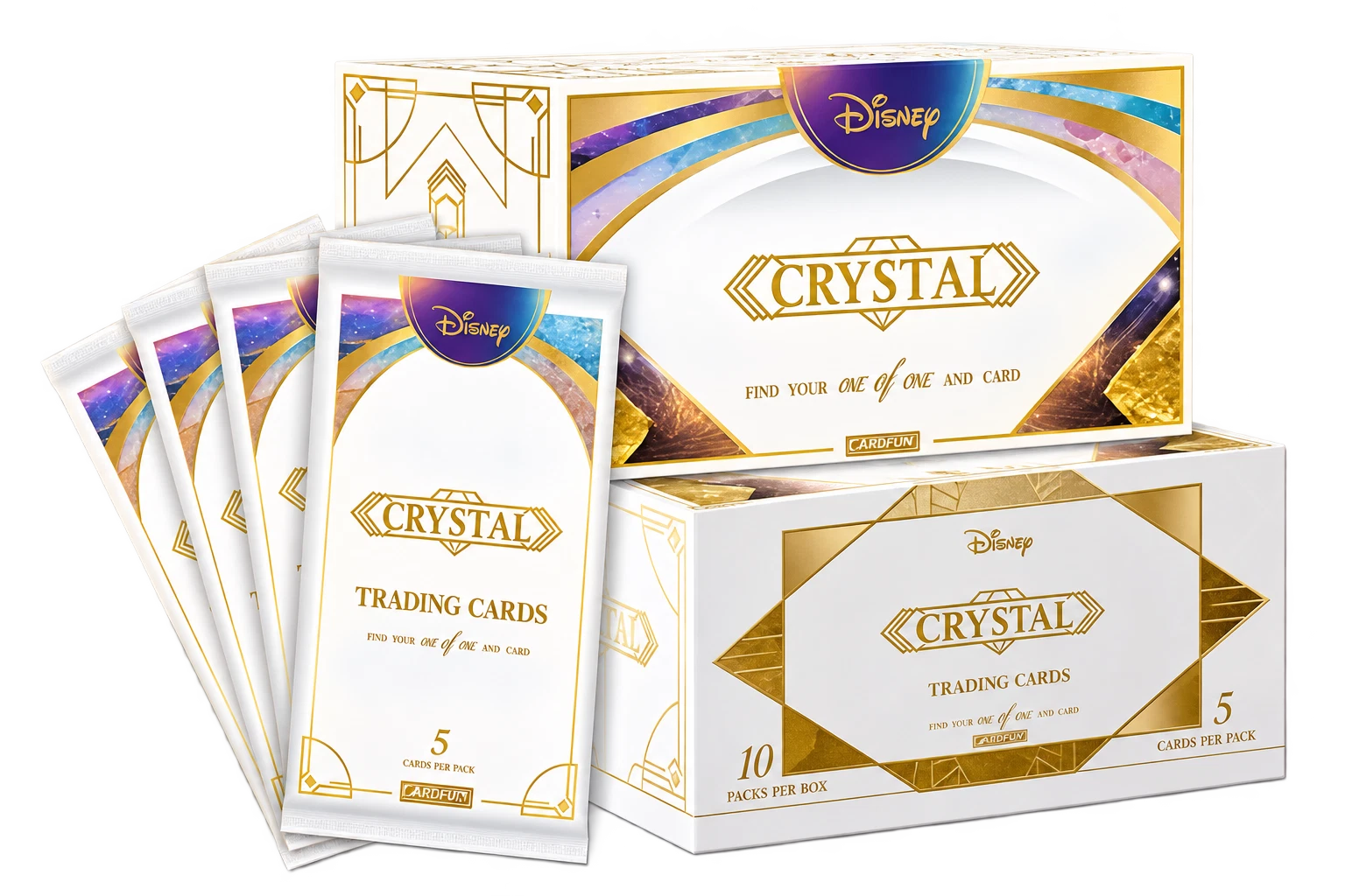 2026 CardFun Disney Crystal Series Trading Cards Hobby Box Sealed Pre-Order 07FC0E-D4 - KOEEK