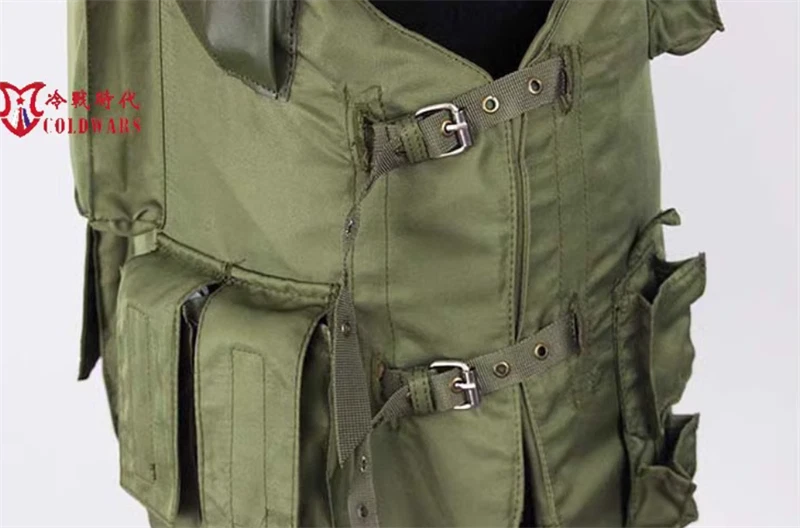 Reproduction Of Soviet 6b3 Tactical Bulletproof Vest Combat Training Vest Green 07FC0E-D4 - KOEEK