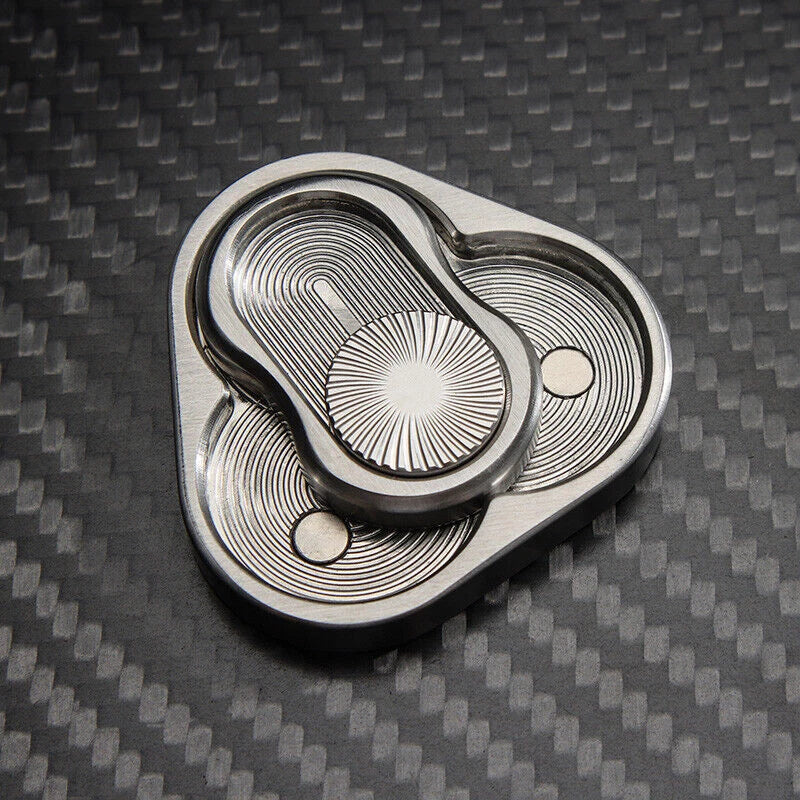 EDC Click Clicker Revolve Slider Push Card Hand Fidget decompression Pocket gift 07FC0E-D4 - KOEEK