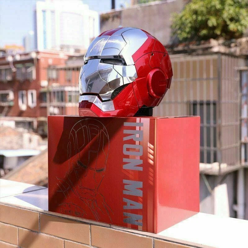 Iron Man MK5 1:1 Helmet Wearable Voice-control Deformed Mask Halloween Cosplay 07FC0E-D4 - KOEEK