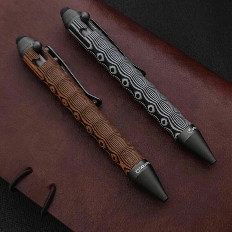 G10 Aluminum Alloy Ballpoint Pen with Stylus Tip Touch Screen EDC Writing Pen 07FC0E-D4 - KOEEK