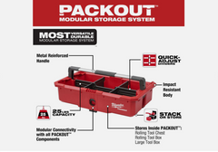 Milwaukee 48-22-8045 PACKOUT Tool Tray - Red MILWAUKEE - KOEEK