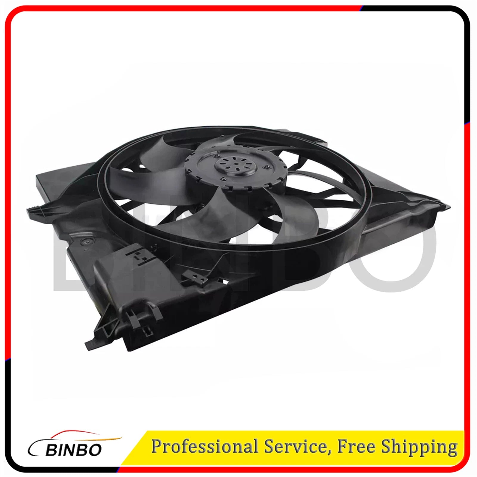 Radiator Cooling Fan Assembly For Mercedes Benz S550 Base Sedan 2007 2008-2013 07FC0E-D4 - KOEEK