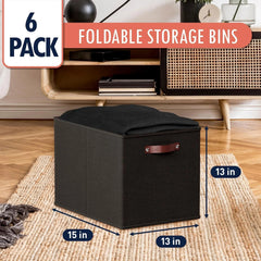 13 x 15 x 13 Karaks Storage Cube Storage Box, Foldable Storage Box 07FC0E-D4 - KOEEK