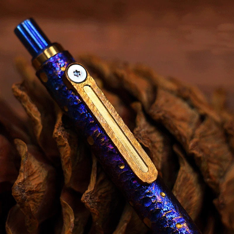 1pcs Titanium Mechanical Pencil Ball Pen Students Drawing Pen Art Pen Stationery 07FC0E-D4 - KOEEK