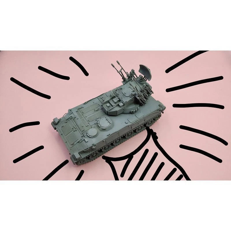 3D Printed 1/35 China PGZ04A Anti-Aircraft Cannon Unpainted Model Kit 07FC0E-D4 - KOEEK