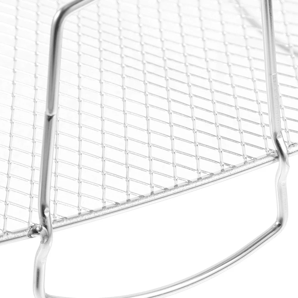 Stainless Steel Grill Vegetable Air Fryer Cooking Racks Accessories 07FC0E-D4 - KOEEK