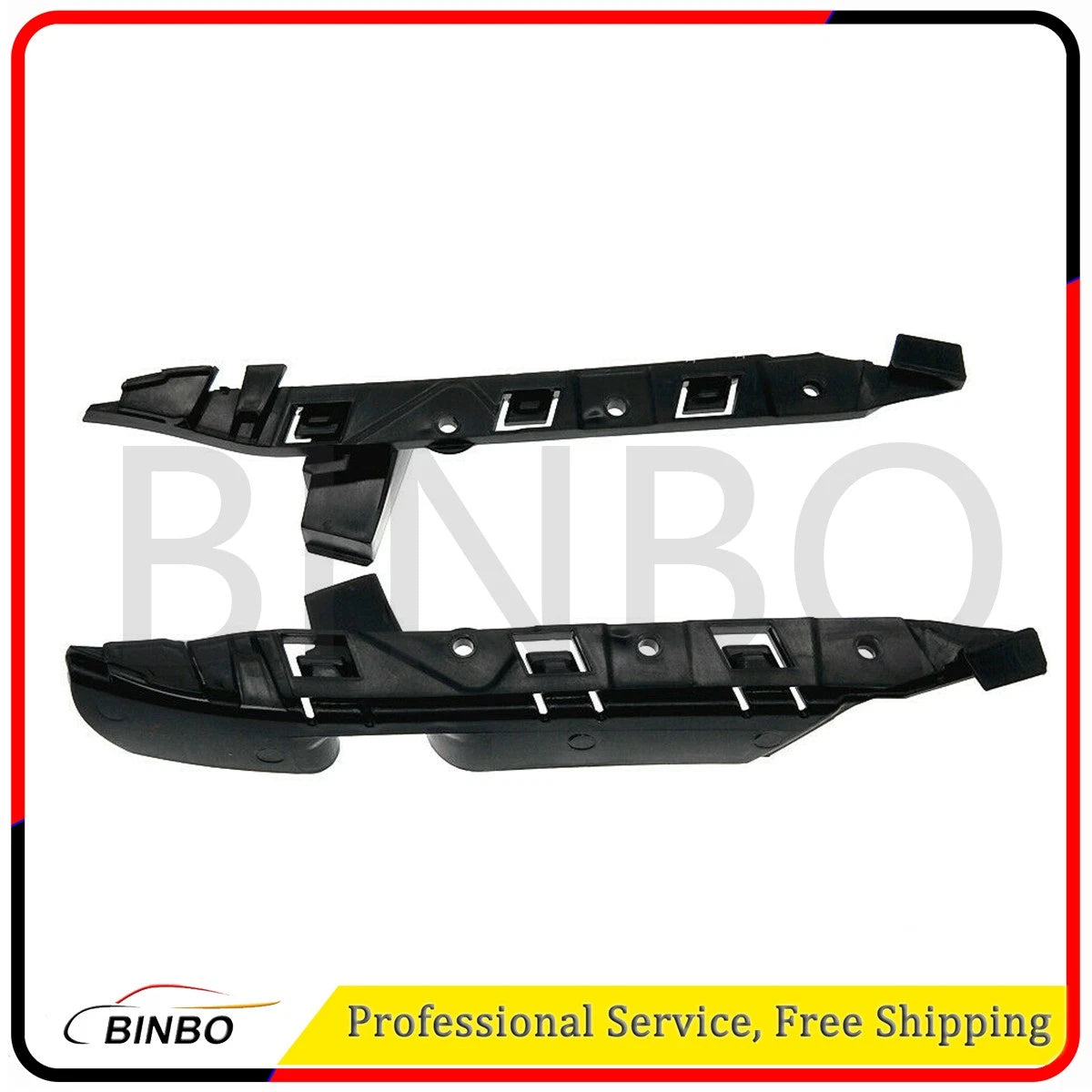 1 Pair Front Bumper Support Retainer Brackets For BMW 5 Series E60 E61 525i 530i 07FC0E-D4 - KOEEK