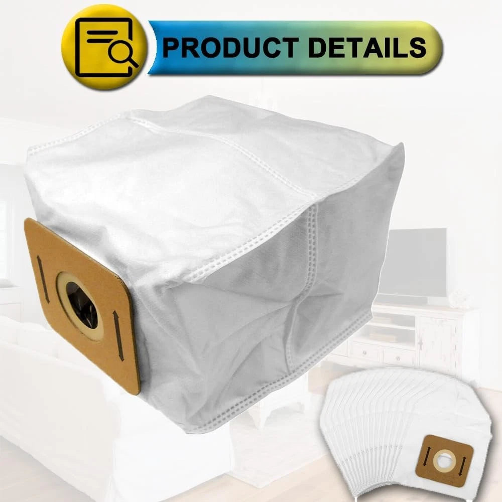 Vacuum cleaner filter bag replacement kit, backpack style, 8 liters 07FC0E-D4 - KOEEK