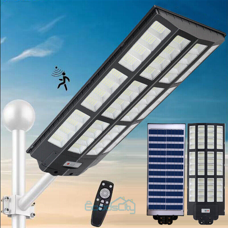 ny Solar Street Flood Light Kommerciel LED-lampe Udendørsområde Parkeringsplads Vejlampe