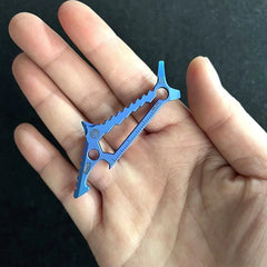 Titanium Alloy Key chain Pry Bar Crowbar Bottle Opener Outdoor Multi Tools EDC 07FC0E-D4 - KOEEK