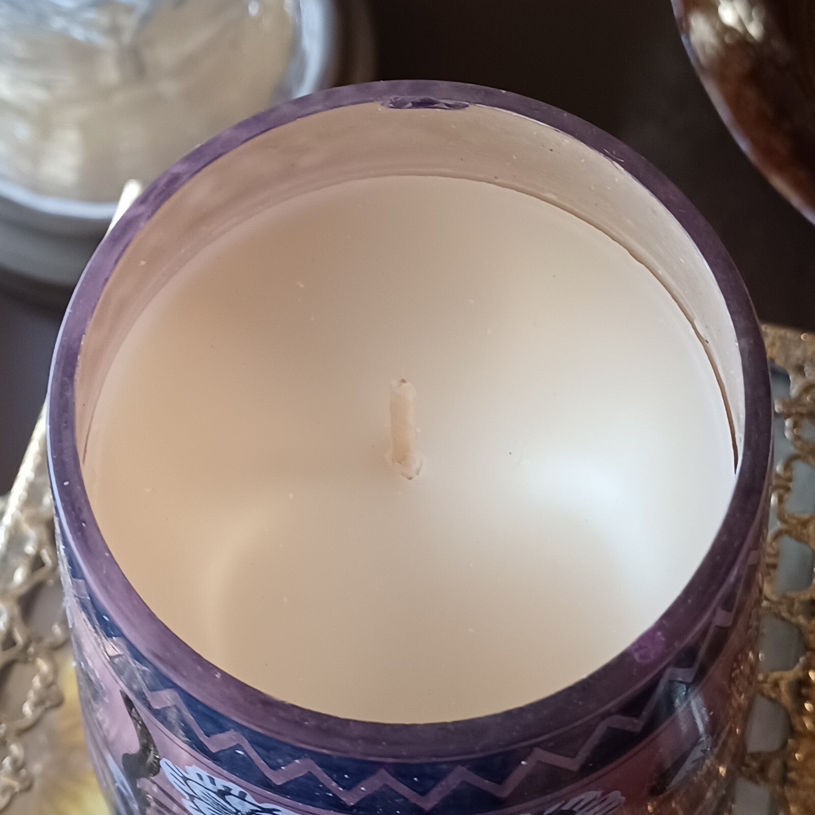 ANTHROPOLOGIE ANA ROSE & OUD GLASS CANDLE  LARGE 21.65 OZ ~ 68 HOUR BURN TIME ANTHROPOLOGIE - KOEEK