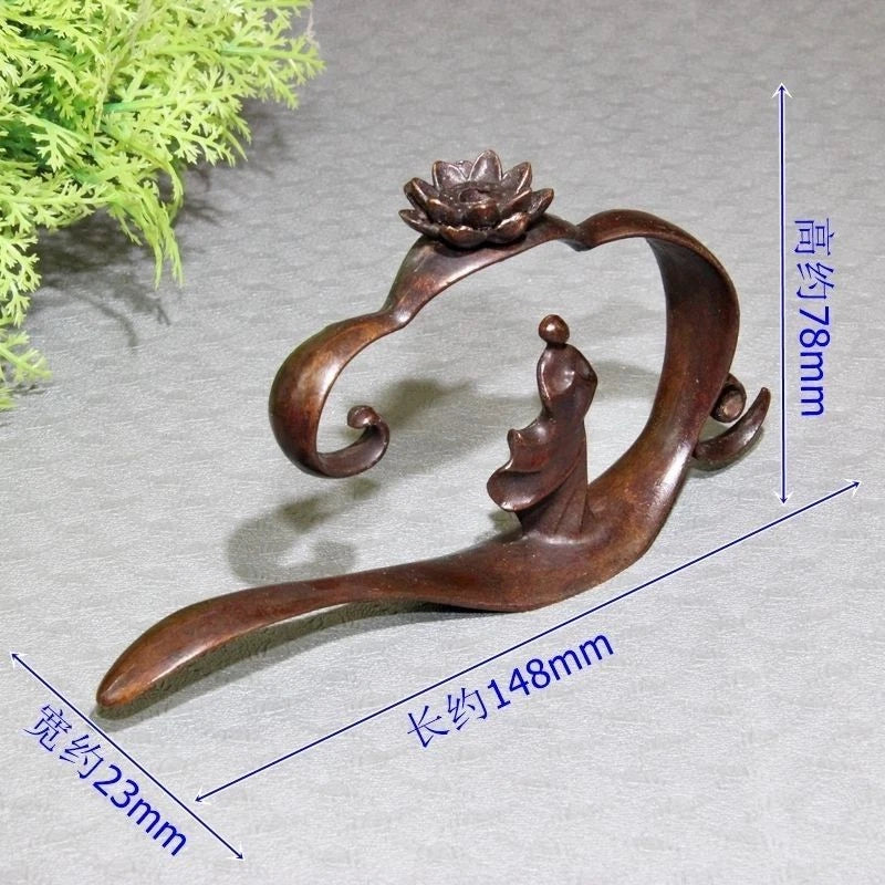 Chinese Zen Lotus Backflow Incense Burner Home Decor Cloud Aromatherapy Tea Art 07FC0E-D4 - KOEEK