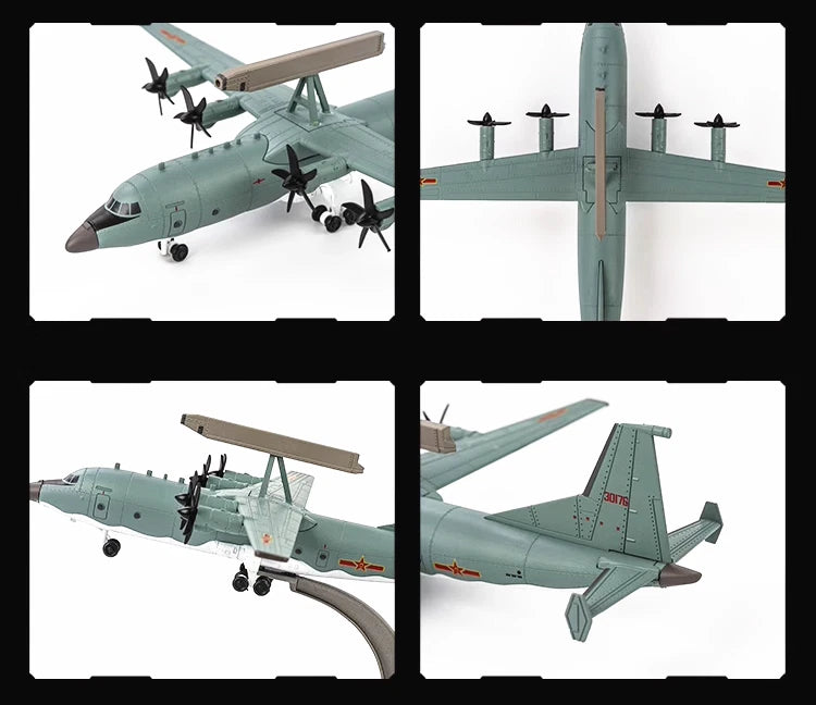 AF1 1/200 PLA KJ-200 AWACS Finished Diecast Model 07FC0E-D4 - KOEEK