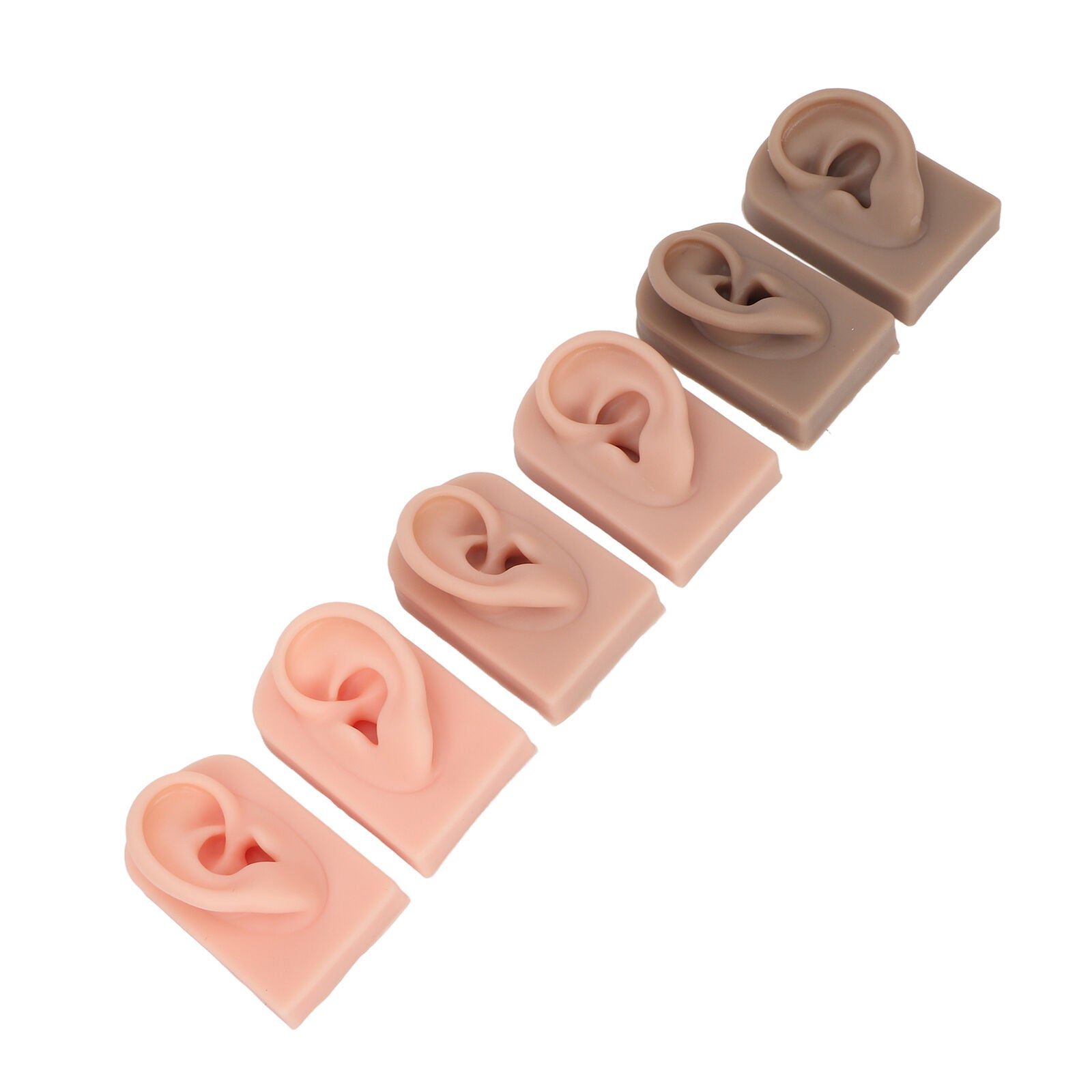 new 3 Pairs Silicone Ear  Colors Soft Flexible Waterproof Simulation HGF koeek - KOEEK