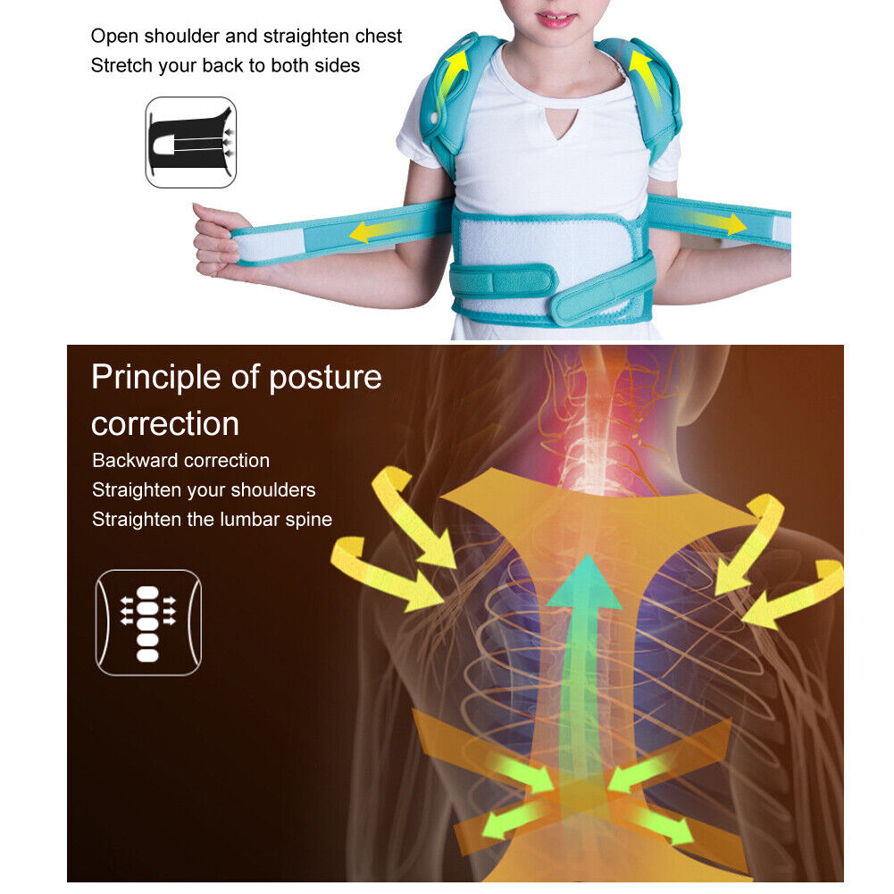 new Hunchback Correction Belt Posture Corrector Brace Back Spine Belt(XL ) HGF koeek - KOEEK