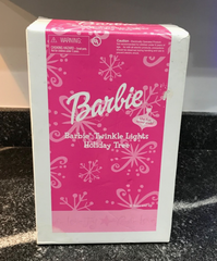 Barbie Twinkle Lights Holiday Tree - Fiber Optic Tree with Ornaments 2002 BARBIE - KOEEK