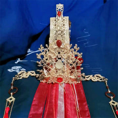 Tian Guan Ci Fu Xie Lian Cosplay Hair Accessories Headdress Hair Crown Stock 07FC0E-D4 - KOEEK