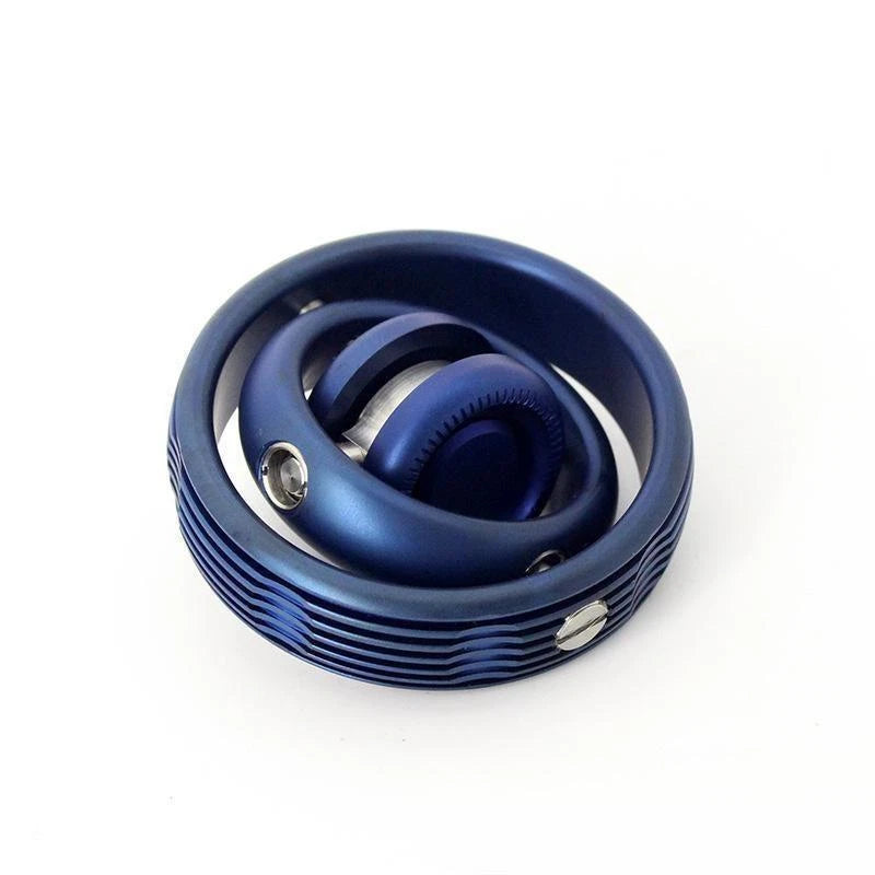 Metal Gyroscope Toy Stainless Steel Hand Fidget Stress Relief Focus EDC Toy Gyro 07FC0E-D4 - KOEEK