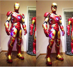 Iron Man Armor COS Wearable Suit EVA White Model Props  Suit Wearable Handmade 07FC0E-D4 - KOEEK