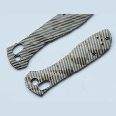 1 Pair Custom Made TC21 Titanium Alloy Knife Handle Scales for Benchmade 707 07FC0E-D4 - KOEEK