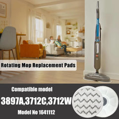 3897a Rotating mop pad, model number: 1641112, 8-piece set