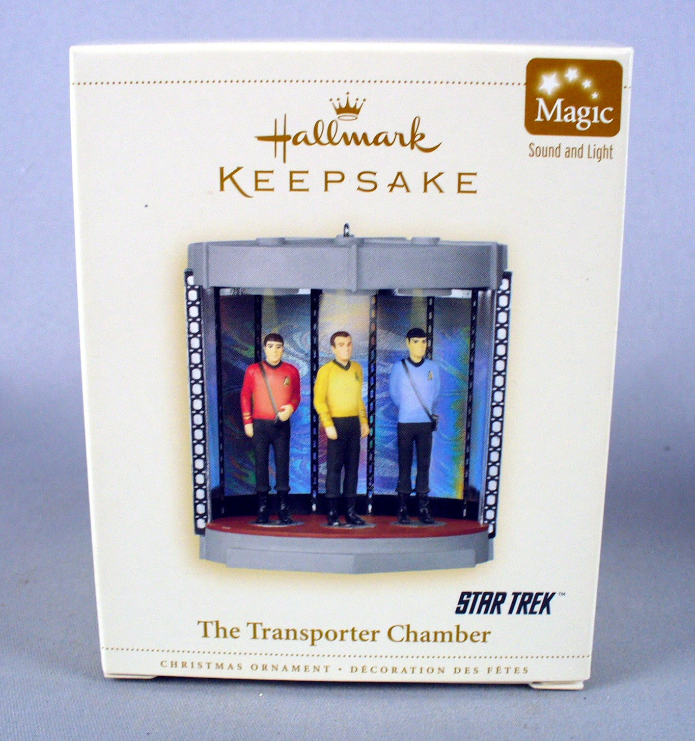 2006 HALLMARK KEEPSAKE CHRISTMAS ORNAMENT STAR TREK THE TRANSPORTER CHAMBER MAGI HALLMARK - KOEEK