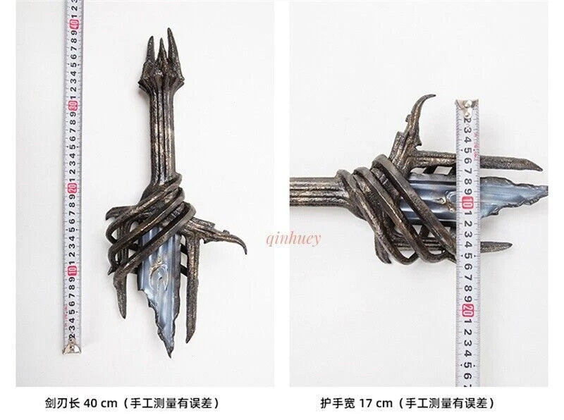1:1 Lord Of The Rings Sauron's Broken Sword Metal Model Ornament Prop Replica 07FC0E-D4 - KOEEK