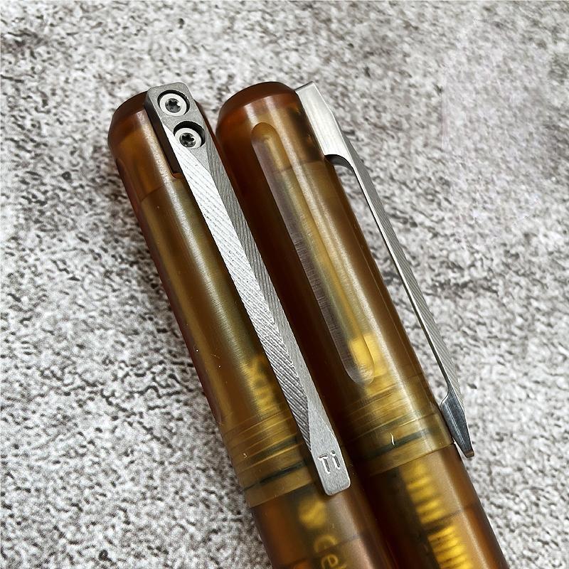Polyetherimide ULTEM Titanium Alloy Rollerball Pen Ballpoint Gel Pen EDC gift 07FC0E-D4 - KOEEK