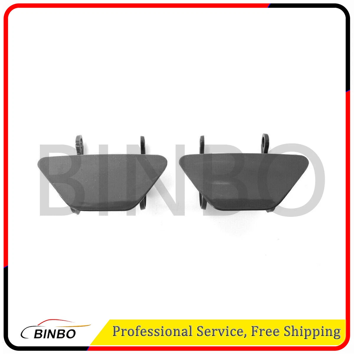 2 Pcs Bumper Headlight Headlamp Washer Cap Cover For BMW 535i F10 F18 2011-2013 07FC0E-D4 - KOEEK