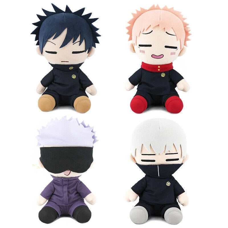 Jujutsu Kaisen Satoru Gojo Student Toy  Cute Plush Doll Cosplay Gift 07FC0E-D4 - KOEEK