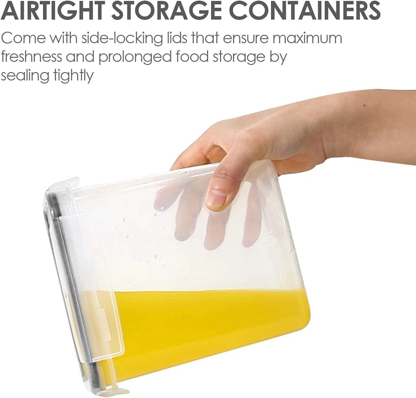 32-Piece Sealed Food Storage Container Set, BPA-Free 32 Labels 07FC0E-D4 - KOEEK