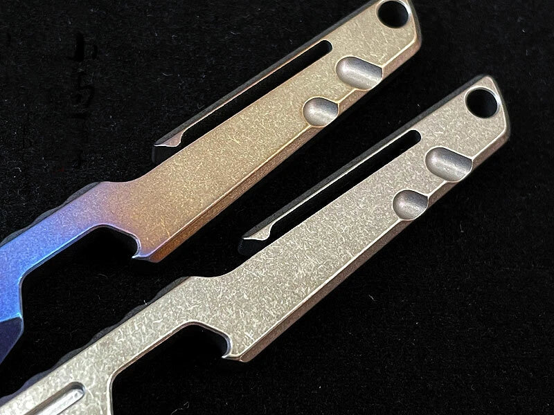 TC4 Titanium Alloy Pocket Multi Tools Bottle Opener cutter Outdoor EDC Tool 07FC0E-D4 - KOEEK