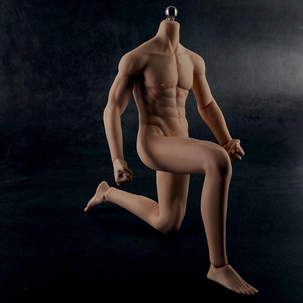 1:6 JIAOU DOLL Seamless Male Body Suntan Flexible Action Figure Changable Feet 07FC0E-D4 - KOEEK