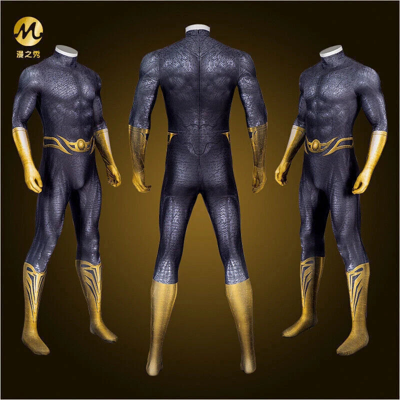 Black Adam Doctor Fate Cosplay Bodysuit Cloak Costume Outfits Men Halloween Suit 07FC0E-D4 - KOEEK