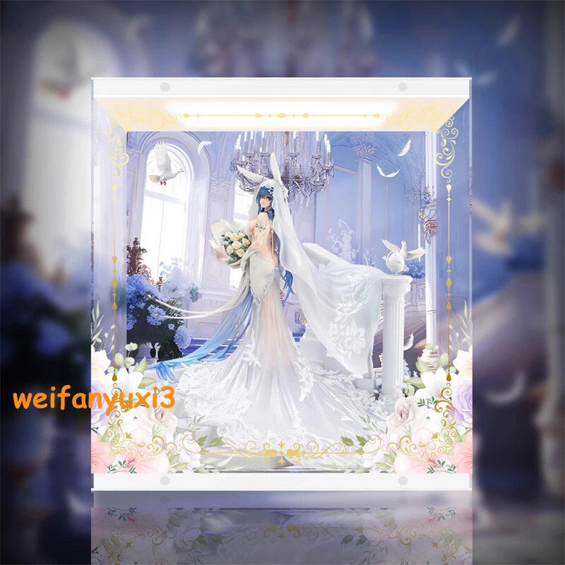 APEX Azur Lane  Jersey Snow-White Ceremony Ver. 1/7 LED Acrylic Display Box 07FC0E-D4 - KOEEK
