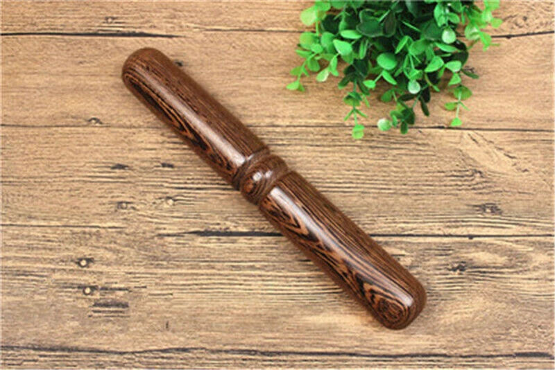 Tai Chi Qigong Ruler Martial Arts Tai Chi Kungfu Bang Sticks Polished Solid Wood 07FC0E-D4 - KOEEK