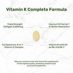 new DEAL SUPPLEMENT Premium Vitamin K Complete - High Potency K2 (MK-7... DEAL SUPPLEMENT - KOEEK