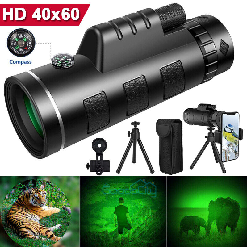 ny 40X60 kikkert Day Night Vision Prism High Power vanntett