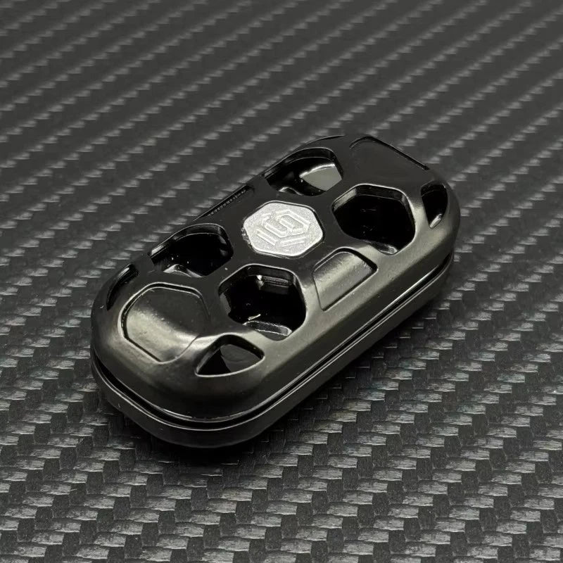 EDC Fidget Toy Novel Mechanical Egg 2.0 Stylish Hollow Metal Push Fidget Slider 07FC0E-D4 - KOEEK