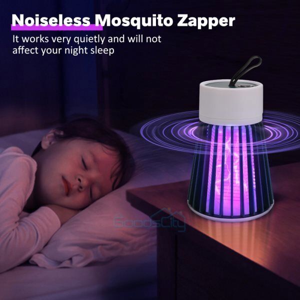 ny Mosquitos Exterminador De Insectos Electrico Mata Lampara Moscas Trampa con LED