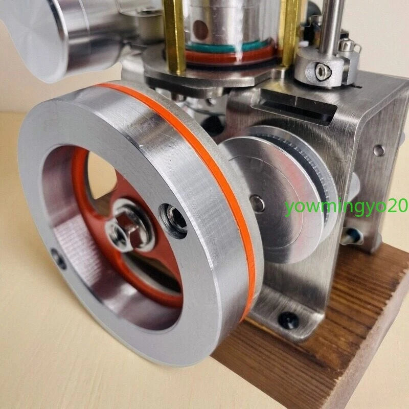 Startable 4-Stroke Alcohol Engine Model Kit CNC Metal Mini Combustion Engin STEM 07FC0E-D4 - KOEEK