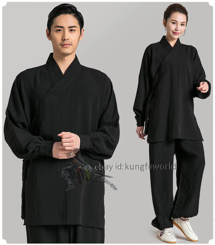 25 Colors Wudang Taoist Robe Kung fu Suit Shaolin Tai Chi Uniform Wushu Clothes 07FC0E-D4 - KOEEK