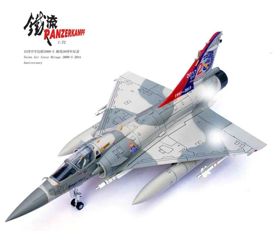 1/72 14626PE Mirage 2000-5 Fighter 20th Anniversary T Air Force Alloy Model Yoy 07FC0E-D4 - KOEEK