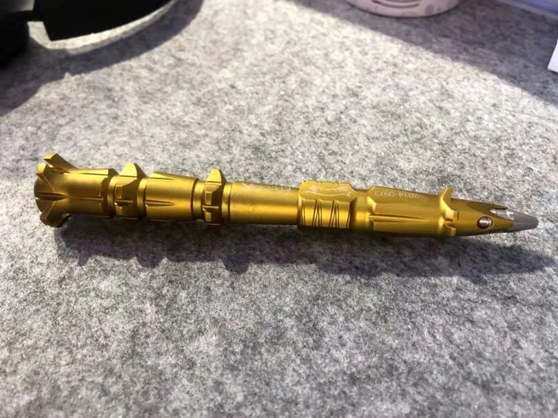 EDC Aluminium Alloy Ballpoint Pen Signature Pen Portable Outdoor Travel Pen 07FC0E-D4 - KOEEK