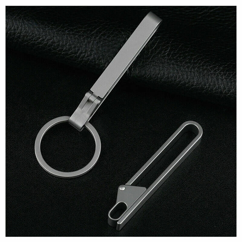 Titanium Alloy Key Buckle Belt Waist Hanging Keychain EDCTool with 25mm Key Ring EDC - KOEEK